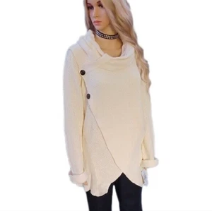 Womens New BOUTIQUE Cowl neck fits L-XXL wrap over sweater - Picture 1 of 7