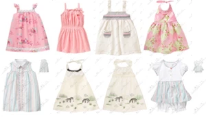 Janie and Jack NWT GIRLS LUXE RUFFLE SS DRESS 0-3 3-6 6-12 ~ U PICK SIZE / THEME - Picture 1 of 8