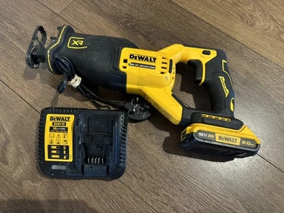 DEWALT 18V XR Brushless Reciprocating Saw with 2Ah batt & charger - Image 1 of 4