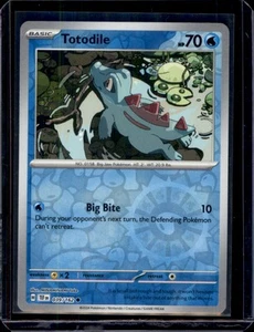 Totodile SV05: Pokémon Fuerzas Temporales 039/162 Holograma Inverso Casi Nuevo+ - Imagen 1 de 2