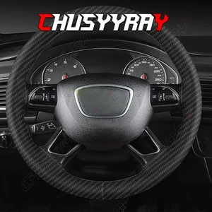 15" Steering Wheel Cover Genuine Leather for 2009-10、2014 Chevrolet Impala - Picture 1 of 9