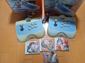 Capcom vs SNK Dreamcast Set with 2 Sticks - Tested, Includes Multiple Games