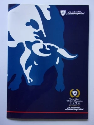LAMBORGHINI DIABLO & CALA orig 1994 kit de prensa inglés o paquete multimedia - diseño italiano Foto 1 de 3