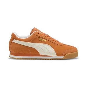 Puma Roma Suede 39863509 Mens Orange Suede Lifestyle Sneakers Shoes - Picture 1 of 6