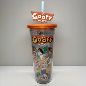 Disney A Goofy Movie 24oz Travel Tumbler Cup with Lid & Reusable Topper - Picture 1 of 9