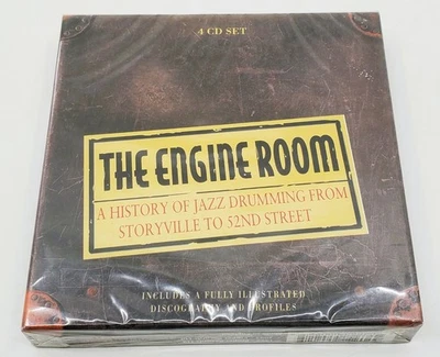The Engine Room History of Jazz Drumming Storyville to 52nd Street 4 CD *NEW - Image 1 of 4
