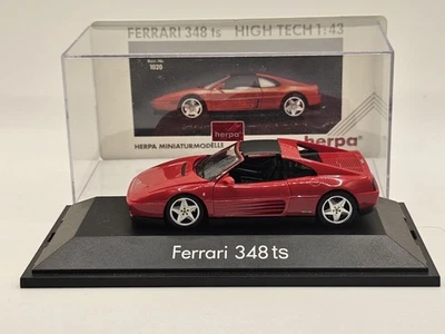 Colección Herpa Escala 1:43 Miniatura Automóvil Ferrari 348 tb Modelo Vehículo Foto 1 de 4