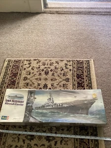 Revell USS Midway Flugzeugträger Modellbausatz WWII Marine Schiff versiegelt Vintage - Bild 1 von 8
