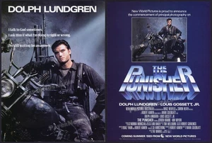 THE PUNISHER - Original 1988 Trade AD / poster_ Dolph Lundgren - Nancy Everhard - Picture 1 of 3