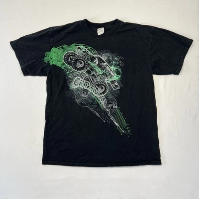 Camiseta negra Grave Digger L 00s Y2k Monster Truck Monster Jam Racing Team Race Foto 1 de 4