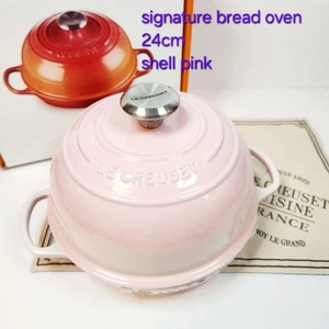 Le Creuset Signature Gusseisen 24 cm Quart Brotbackofen, shellpink - Bild 1 von 7