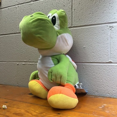 Juguete de almohada de felpa Yoshi de 21 pulgadas para Nintendo Super Mario, suave, verde, bolsillo con carcasa Foto 1 de 4