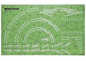 Minitrix 66600 N - Minitrix Railplansjabloon 1:5 N - Foto 1 di 1