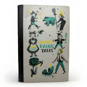 Grimms Fairy Tales Nelson Doubleday Inc Vintage Hardcover Junior Deluxe Edition - Imagen 1 de 9