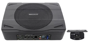 Slim Active Powered 400 Watt Subwoofer Sub w/Remote For 1987-2006 Jeep Wrangler - Picture 1 of 7
