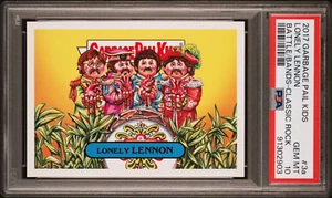 2017 Garbage Pail Kids THE BEATLES Battle of the Bands LONELY LENNON 3a PSA 10 - Picture 1 of 2