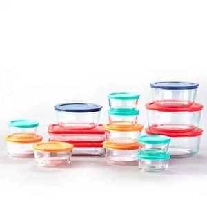Pyrex Simply Store Glass Food Storage Containers, 30-Piece Set - Picture 1 of 7