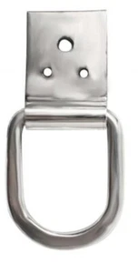 CLIP Y ANILLO DEE D DEE D de acero inoxidable de 3"" de largo x 1 1/2"" de ancho con apertura de 1 1/8 - Imagen 1 de 1