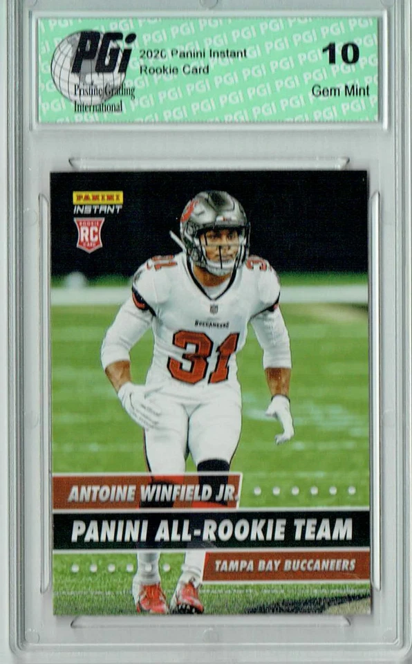 Antoine Winfield Jr 2020 Panini #ART-22 All Rookie Team 1/648 Rookie Card PGI 10 - Image 1 of 1