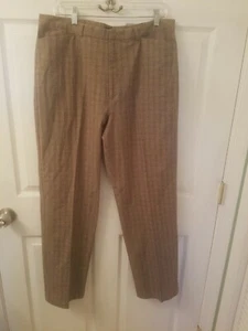 Pantalone donna taglia 16 Dockers Khakis da donna piccolo marrone a quadri - Foto 1 di 11