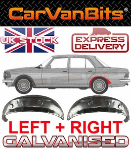 FOR MERCEDES - BENZ W123 75-85 REAR INNER WHEEL ARCH REPAIR BODY PANEL PAIR - Picture 1 of 14