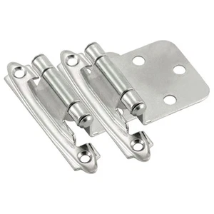 Amerock BP3429-26 Polished Chrome Self-Closing Variable Overlay Hinge Pair - Picture 1 of 2
