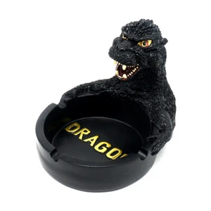Godzilla Ashtray Butt Cigarette Tobacco Holder Ash Container Storage Home Decor - Picture 1 of 8