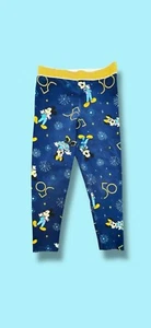Kids 2021 Walt Disney World Park 50th Anniversary Mickey & Minnie Leggings-S - Picture 1 of 8