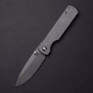 Monterey Bay Knives Sea Otter - Stonewashed Titanium / MagnaCut - Picture 1 of 11