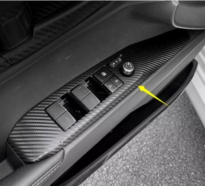 4x Carbon Fiber decal Vinyl Door Window Lift Switch for Toyota Camry 2025-2026 - Picture 1 of 3