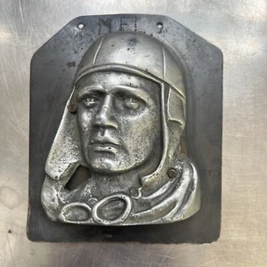 Vintage Sprint Midget Race Car Driver Head Referencing Mel Hansen 40s/50s - Picture 1 of 3