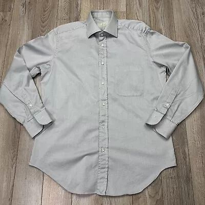 ermenegildo zegna Shirt 41/16 Gray Button Down Long Sleeve - Image 1 of 4