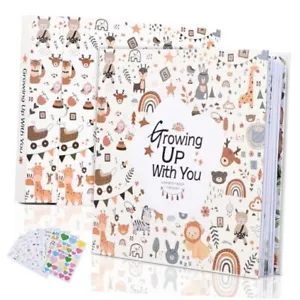 Baby Memory Book - Growing up with you, 248 Pages Color, Keepsake Journal for - Picture 1 of 8