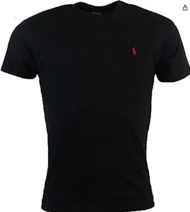 Polo Ralph Lauren Men's Custom Fit Crew-Neck Short Sleeve T-Shirt, Black, 3XL - Picture 1 of 4