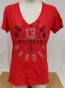 Brandneu Majestic NBA Houston Rockets kurzärmeliges Damenhemd - M - Bild 1 von 4