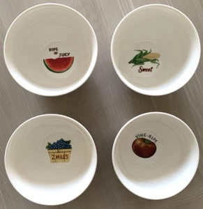 Home Trends FARM FRESH 4 Piece Fruit & Veggie Bowl Set-Berries,Corn,Melon,Tomato - Picture 1 of 10