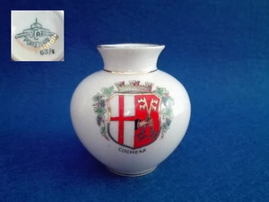 Porcelana KRONACH BAVARIA Jarron miniatura escudo COCHEM Alemania - Picture 1 of 2