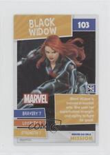2021 Sainsbury's Disney Heroes on A Mission Black Widow #103 0cp0