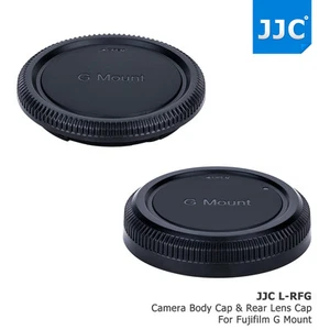 JJC Body Cap&Rear Lens Cap for Fujifilm G Mount Cameras as Fuji BCP-002+RLCP-002 - Picture 1 of 12