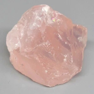SPLENDID! 40.05ct.Ultra Natural Rose Pink Quartz Brazil Shapeless Rough20x18mm. - Picture 1 of 4