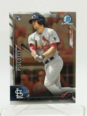 2016 Bowman Chrome - Bowman Base Chrome 新秀 Stephen Piscotty #123 (RC) — 第 1/2 张图片
