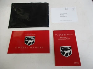 NEW 1993 DODGE VIPER RT-10 OWNERS MANUAL SET NOS RARE - Picture 1 of 7