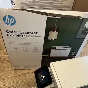 HP Color LaserJet Pro MFP M283fdw A4 Colour Laser Printer (NO TONERS INCLUDED) - Afbeelding 1 van 12