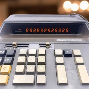 Canon Canola L1211 S1211 Vintage LED Taschenrechner Japan 1974 Desktop getestet selten - Bild 1 von 12