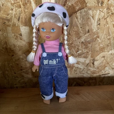 Muñeca Uneeda Got Milk 2001 Publicidad Promo Doll GotMilk? Sin zapatos Foto 1 de 4