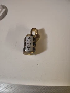 Vintage US Marlin Kabelgewehrschloss nur mit Kombination  - Bild 1 von 3