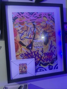 graffiti art original COPE2 the GOAT COA 12/41 Framed Mint! - Picture 1 of 6