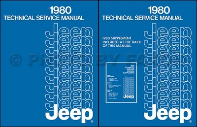 Manual De Reparación Jeep 1980 CJ5 CJ7 Cherokee Wagoneer Camión Renegade Laredo - Imagen 1 de 4