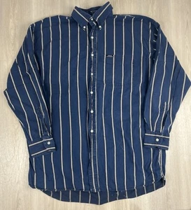 VTG Chaps Ralph Lauren Button Down Long Sleeve Plaid Shirt Grunge Large Y2K - Imagen 1 de 11