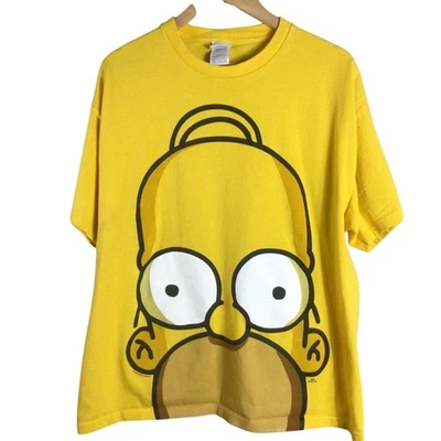 Camiseta De Colección Los Simpson 2006 Homer Matt Groening Amarilla XL Foto 1 de 4